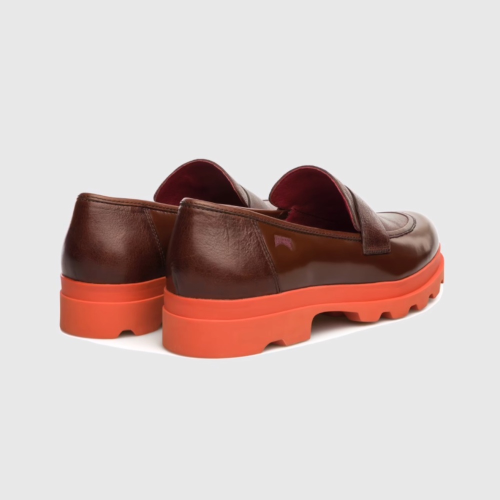 Camper Neuman/Mil Brown Loafer - Women's Size 40 - Pre-Owned - Picture 2 of 16